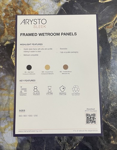 Merlyn wetroom screen 1200mm - merlyn,