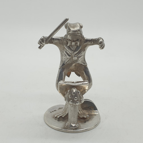 Sterling silver frog conductor - frog,