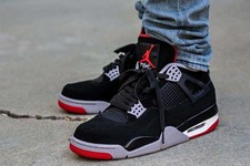 Air Jordan 4 IV Retro “Bred” Cement Suede (308497-060) Size 12 (2019)