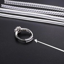 4pcs Transparent Spiral Ring