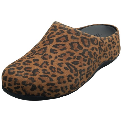 Fitflop shuv leopard mules - shuv,