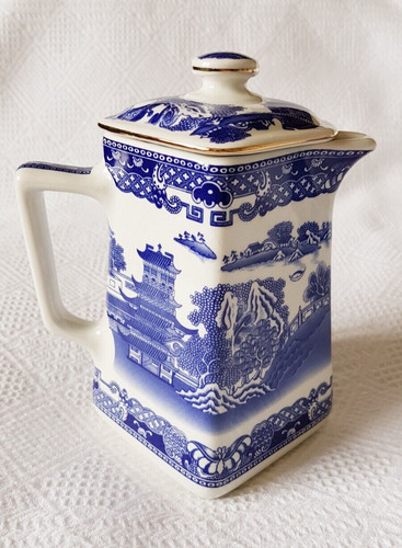 Lidded jug teapot blue - jug,