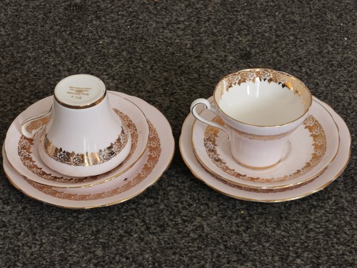 Vintage bone china - vintage, trio
