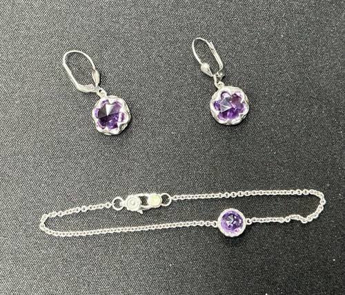 Tacori earrings bracelet set - tacori,
