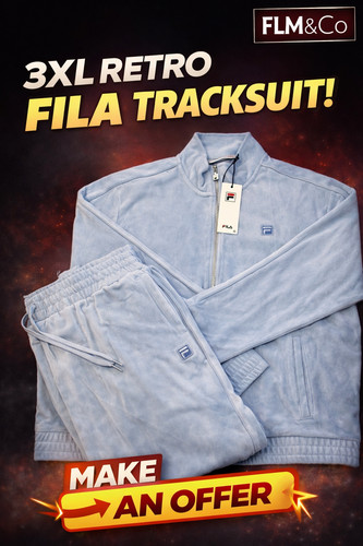 Fila velour tracksuit men - fila,