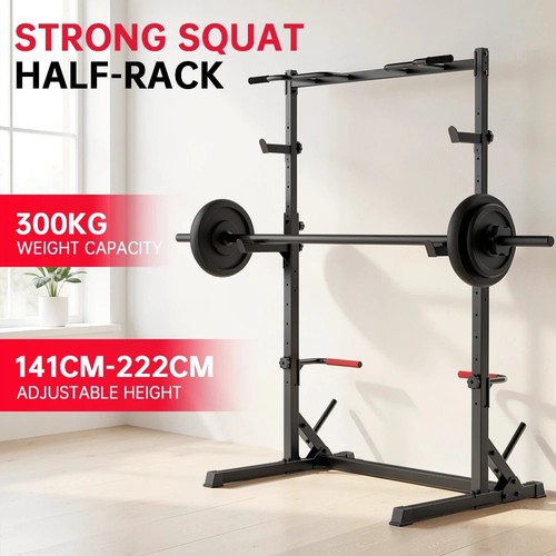 Hfc adjustable squat rack - adjustable,