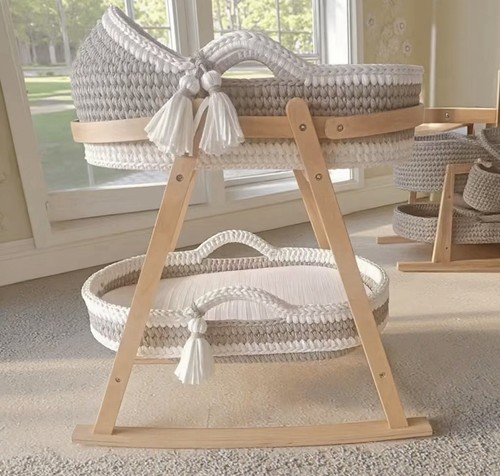 Moses basket cradle crochet - cradle,