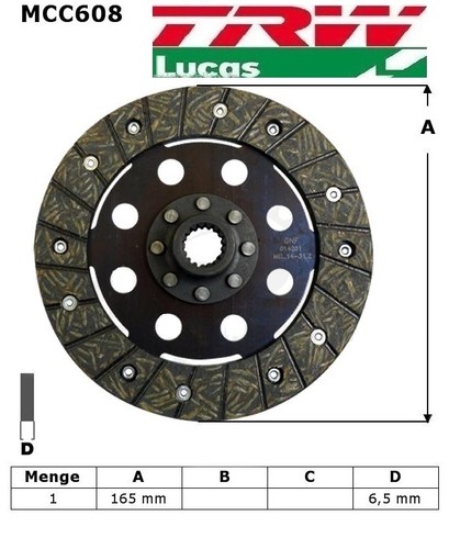 Clutch trim disc for - , bmw