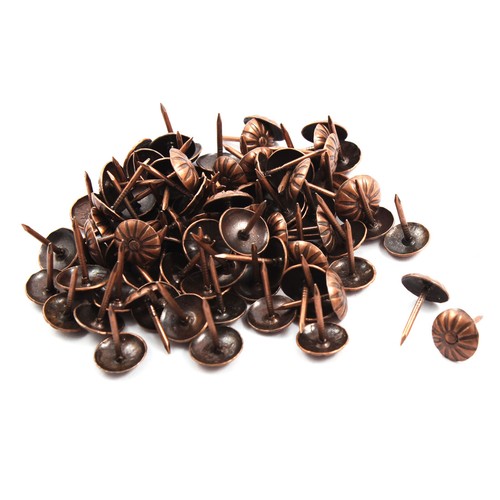 Metal flower print thumbtack - metal,