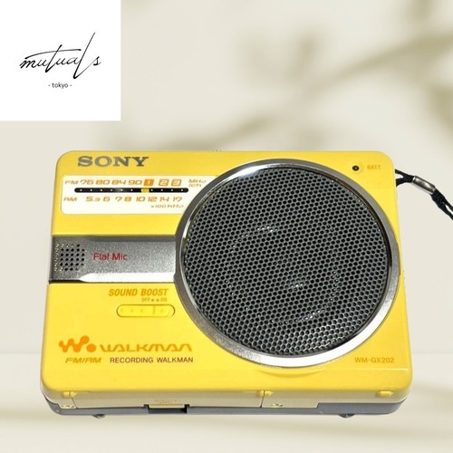 Sony gx202 yellow - sony, wm-gx202