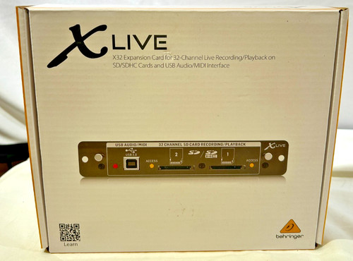 Behringer xlive x32 expansion - xlive,