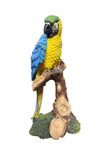 Tropical decor macaw - parrot, on