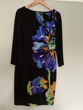 Joseph Ribkoff Dress, Size 14, Side Pattern, Stunning.