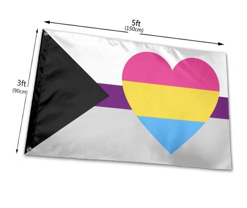 Demisexual flag 3x5 - demisexual,