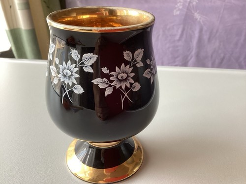 Prinknash pottery goblet good - pottery,