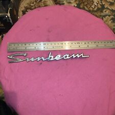 Vintage Sunbeam Vehicle Script Badge
