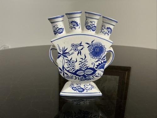 Vintage blue onion delft style - blue,