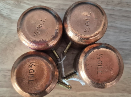 Set vintage copper - set,