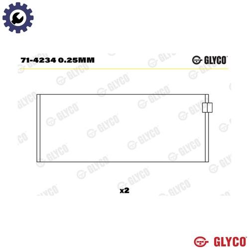 Connecting rod bearing 4234 - connecting,