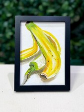 Banana Skin oil painting- MINI