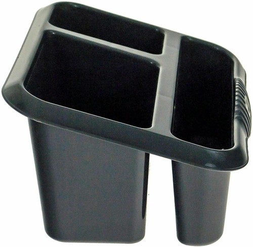 Large sink tidy midnight black - large,