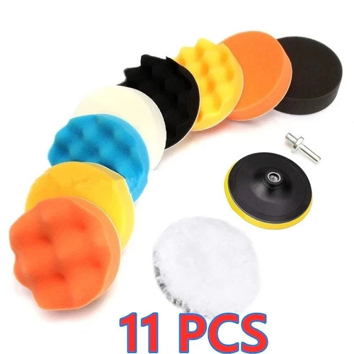 Car polishing pads kit drill - car,