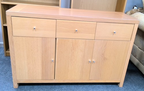 Ikea tonstad oak sideboard - "ikea,