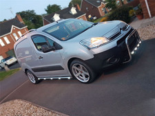 Side Bars + White LEDs +Down Lights For Citroen Berlingo 2008-2016 With Mudflaps