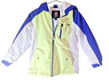 Swiss Tech Jacket Boys Double Zip Hooded Fleece Jacket Size S/CH  (6/6X)