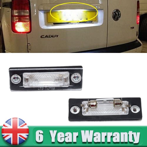 2pcs rear number plate - rear, light