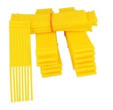 Pack Of 51 Yellow Sweeper Brushes Fits Countax, Lawn, Tractor, Westwood