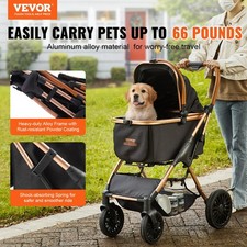4 Wheel Dog Pet Stroller –