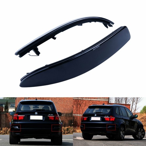 Black smoked lens rear - black, bumper