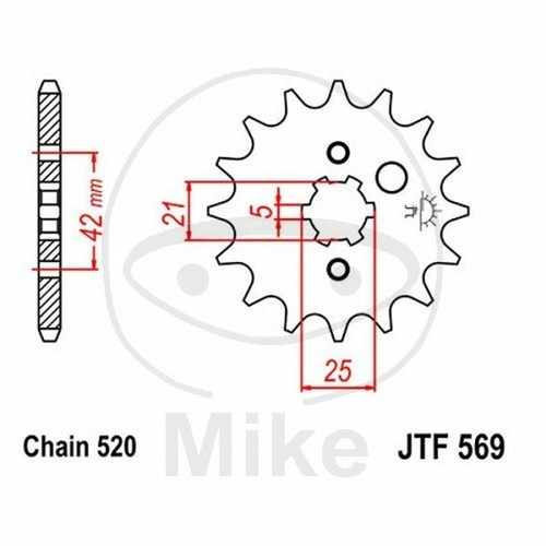 Sprocket z16 520 726 02 - sprocket,