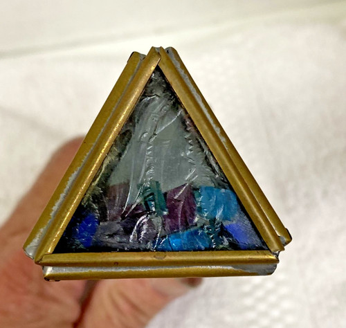 Vintage triangular prism - triangular,