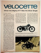 Velocette KTT Silver Single