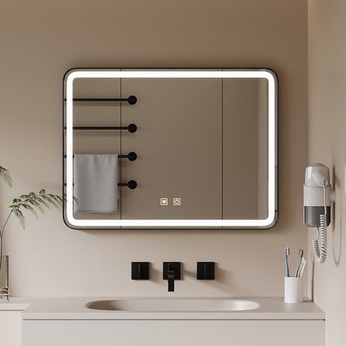 Bathroom led mirror with - led,