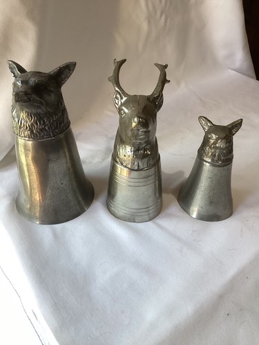 Vintage trio stirrup cups - vintage,