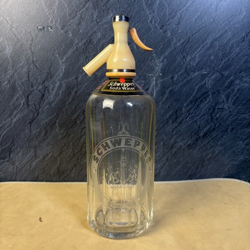 Schweppes vintage soda syphon - schweppes,