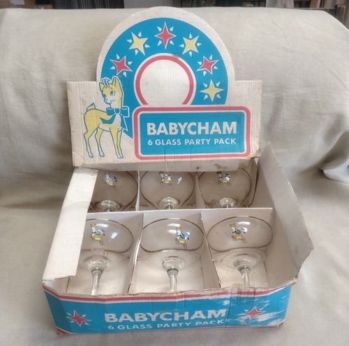Vintage set 6 babycham - vintage, 70's