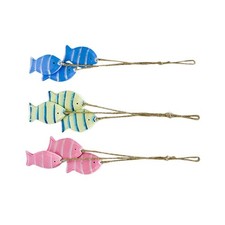 Wooden Fishes Wall Hanging