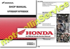 Honda VFR800F VFR800X CROSSRUNNER Workshop Manual 2014 on Shop Service Manual