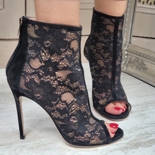 Gianvito rossi black lace - rossi,