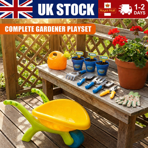Childrens gardening set 14pc - gardening,