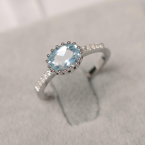 2ct lab created aquamarine - lab-created,