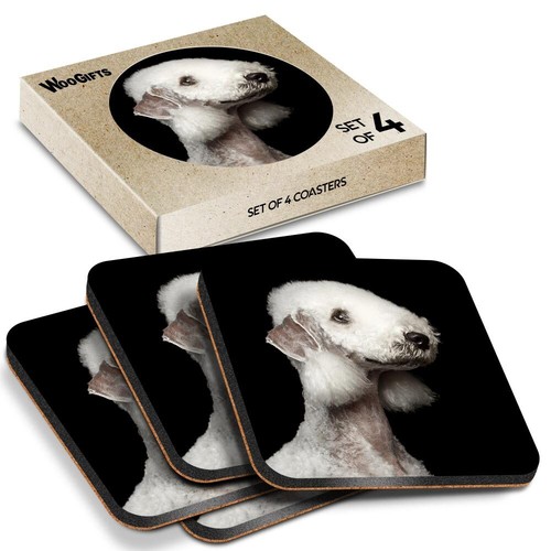 Square mdf coaster - mdf, bedlington