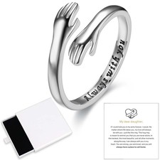 925 Sterling Silver Hug Rings