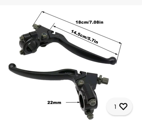 Yamaha ty175 pair brake - yamaha, levers
