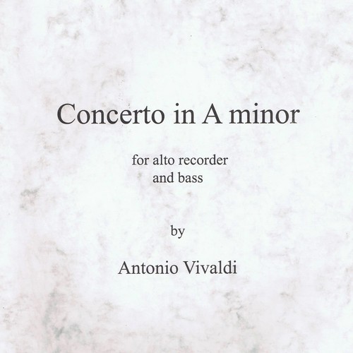 Concerto minor for alto - concerto, in