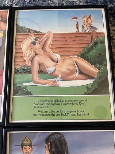 Framed picture from 1984 - framed,